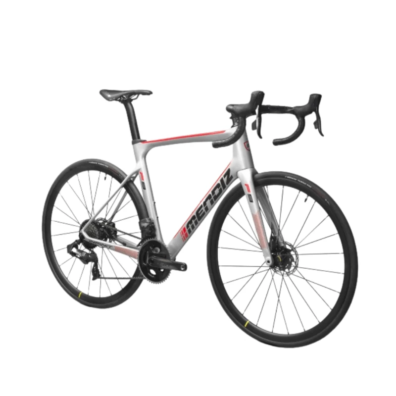 Bicicleta Mendiz F9ICR ONLY Plata Rojo - Image 2