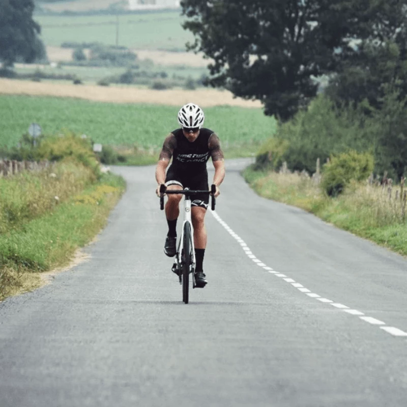 Bicicleta Mendiz F9ICR ONLY Plata Rojo - Image 5
