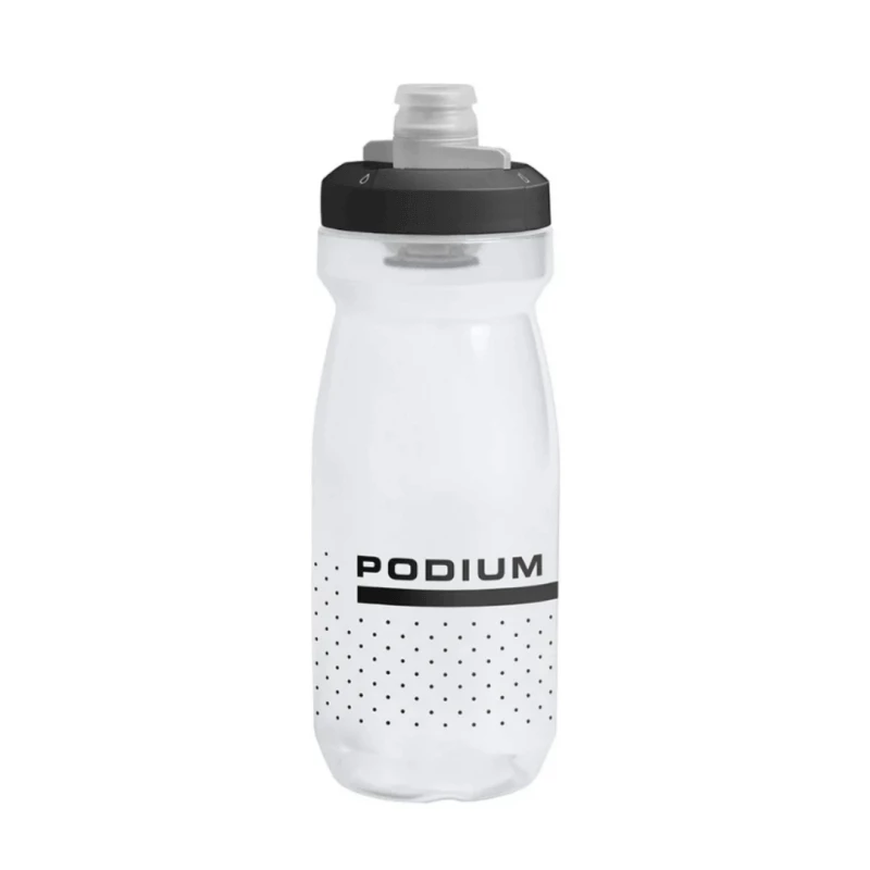 Bidón Camelbak Podium Carbon 0.6L Blanco Negro