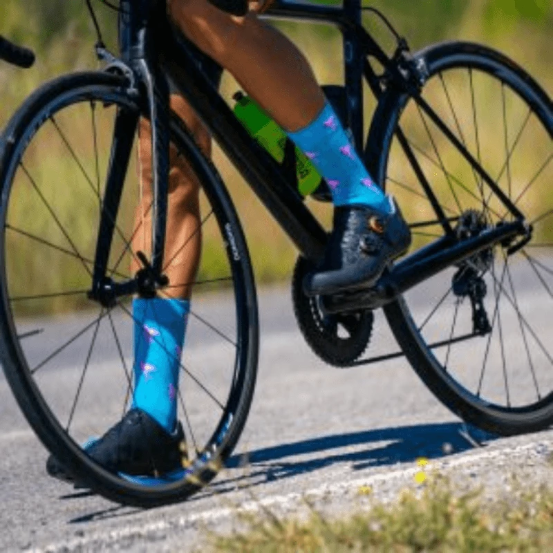 Calcetín Ciclismo Sporcks Flamingo Blue - Image 2