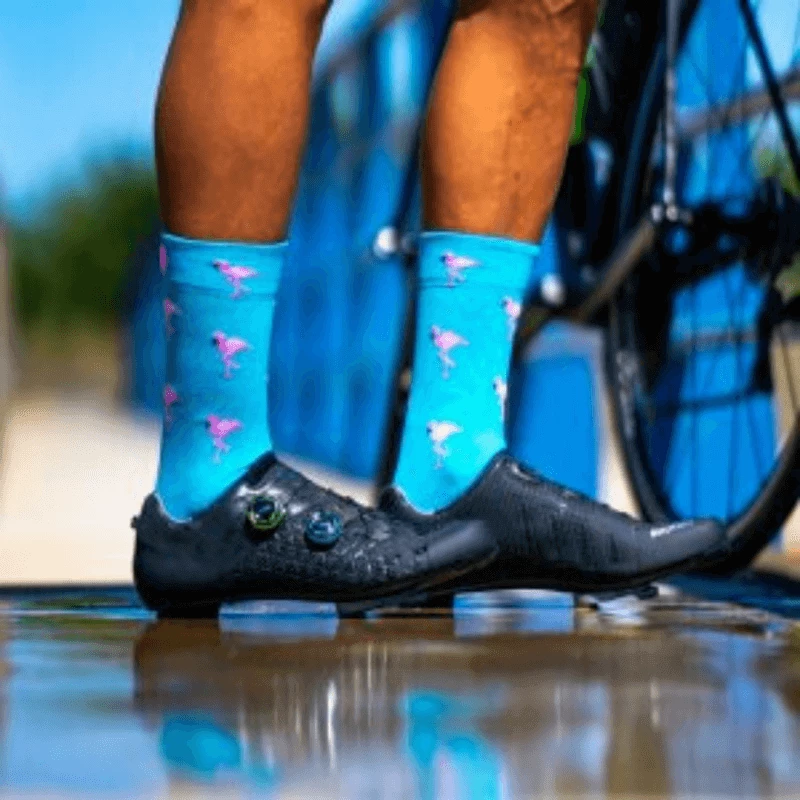 Calcetín Ciclismo Sporcks Flamingo Blue - Image 3