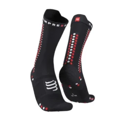 Calcetines Compressport Pro Racing V4.0 Bike Negro Rojo