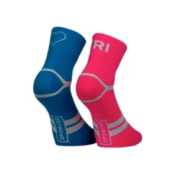 Calcetines Sporcks Six Seconds Azul Rosa