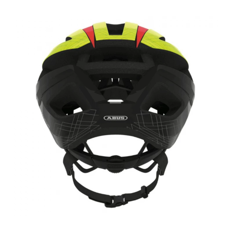 Casco Abus Viantor Amarillo Rojo - Image 3