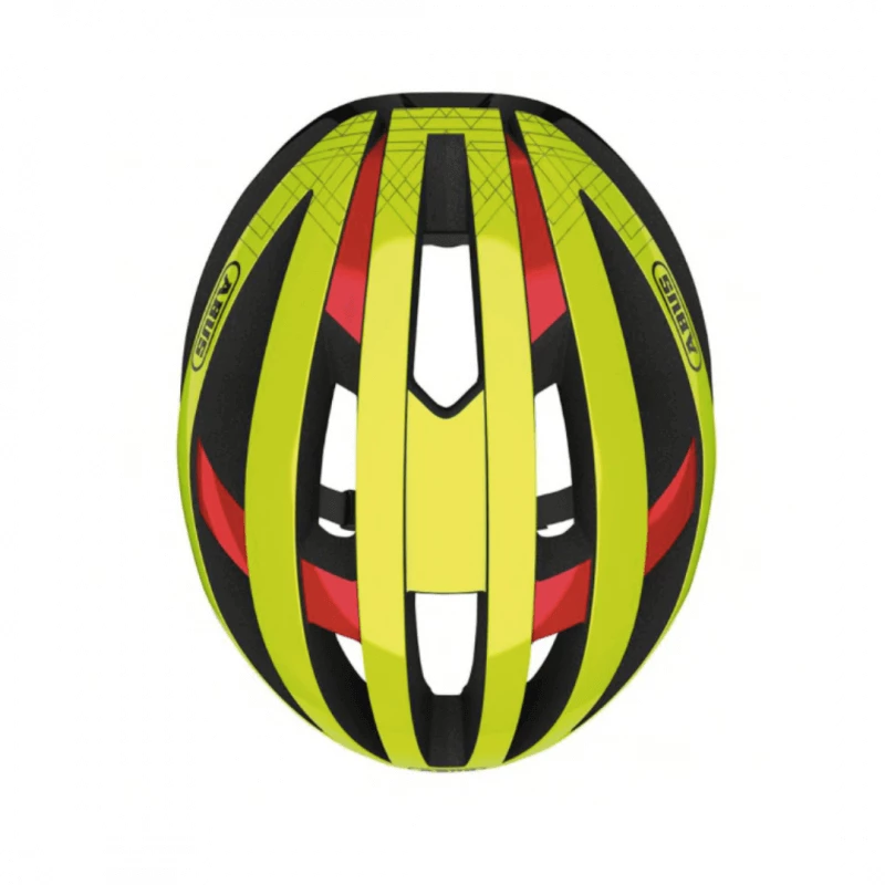 Casco Abus Viantor Amarillo Rojo - Image 4