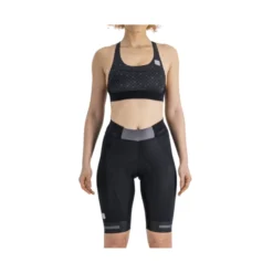 Culotte Sportful Neo Sin Tirantes Negro Gris Mujer