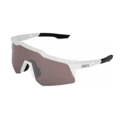 Gafas 100% Speedcraft XS Blanco Mate Lentes HiPER Plata