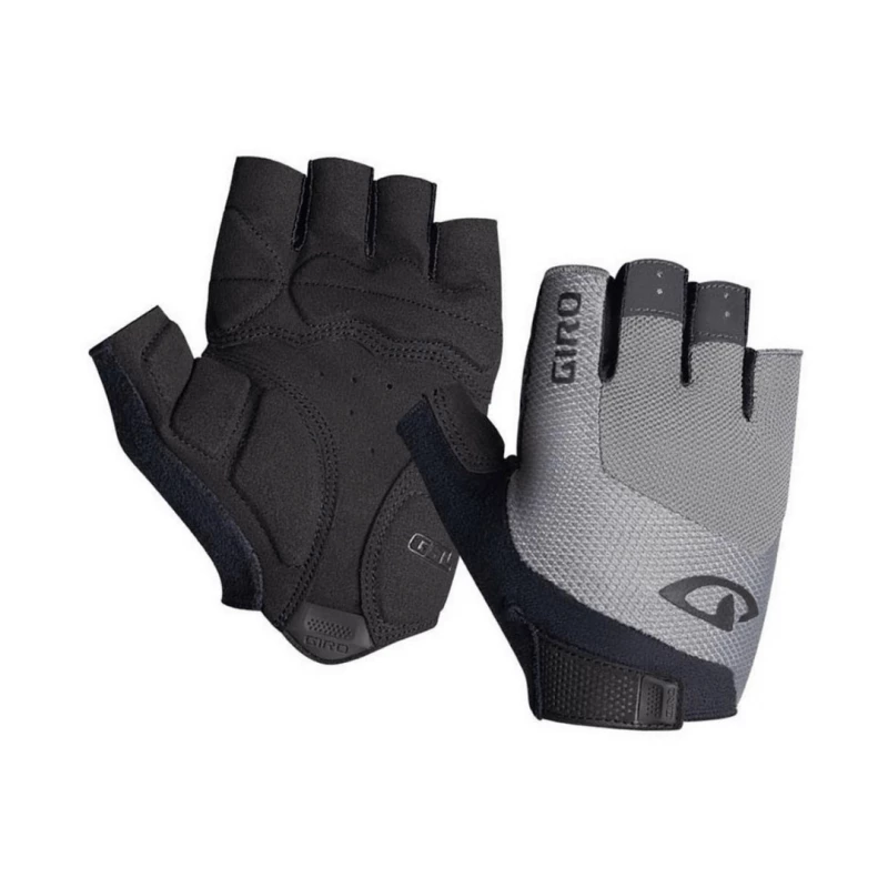 Guantes Giro Bravo Gel Cortos Gris