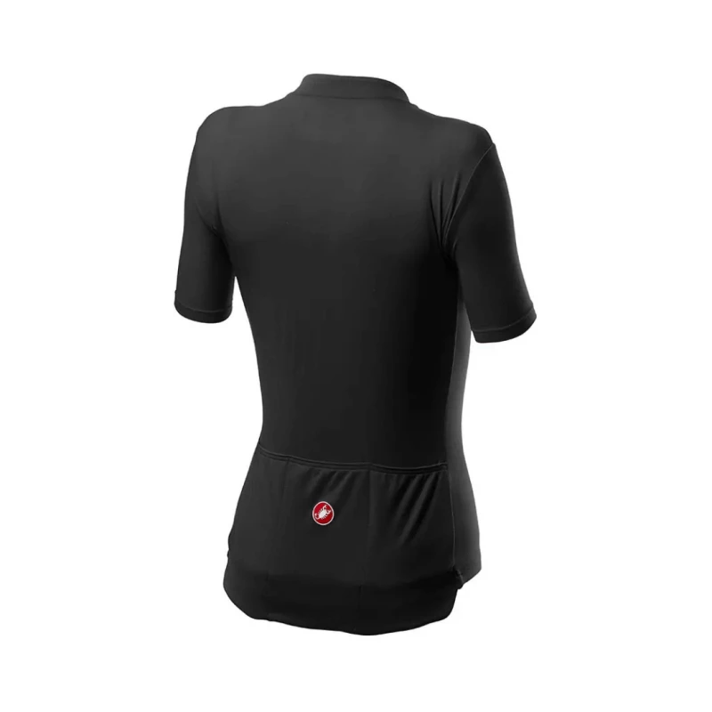 Maillot Castelli Anima 3 Manga Corta Negro Rojo Mujer - Image 2