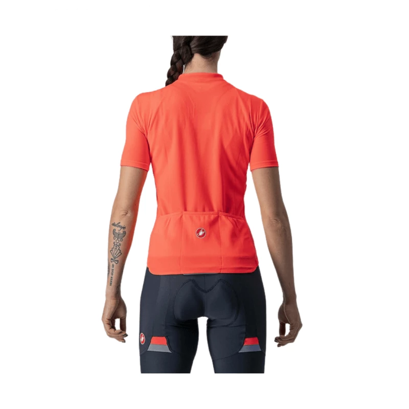 Maillot Castelli Anima 3 Naranja Mujer - Image 2