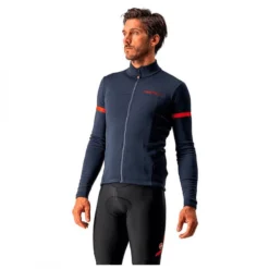 Maillot Castelli Fondo 2 FZ Manga Larga Azul