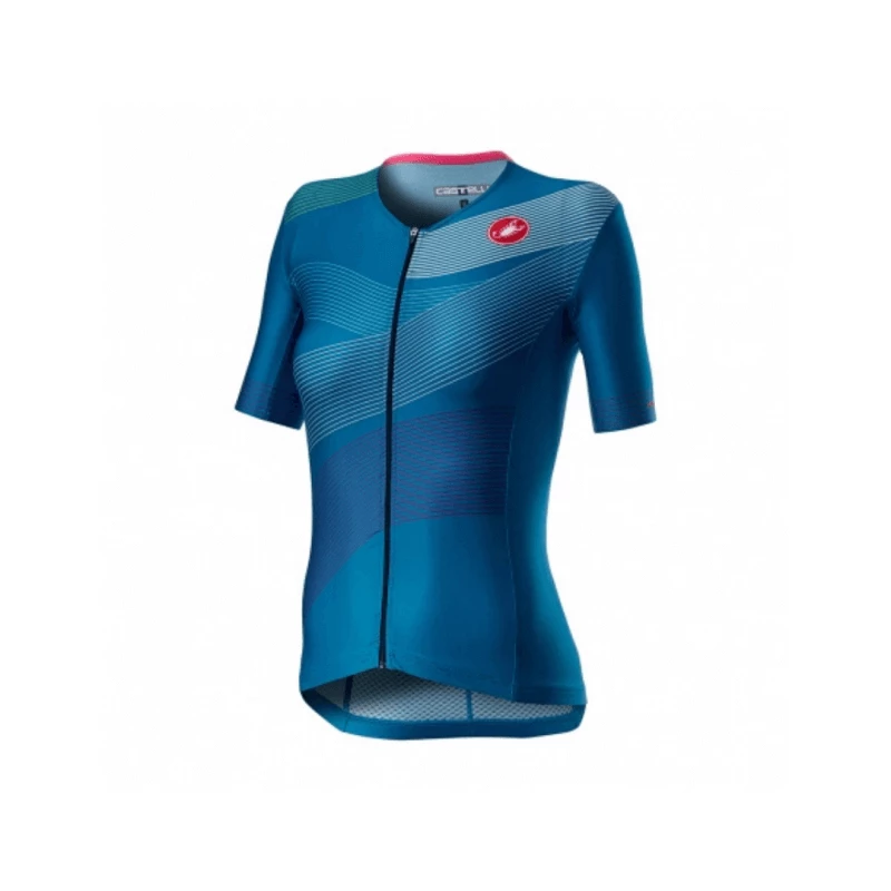 Maillot Castelli Free Speed 2 W Race Top Azul Marino Mujer