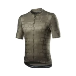 Maillot Castelli Pave Verde Corteza