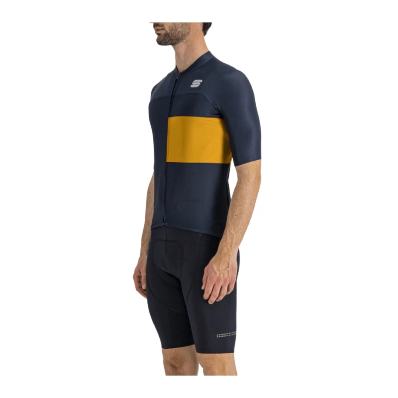 Maillot Sportful Snap Azul Amarillo - Image 3