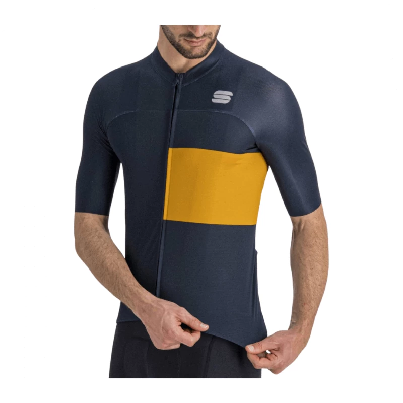 Maillot Sportful Snap Azul Amarillo - Image 4