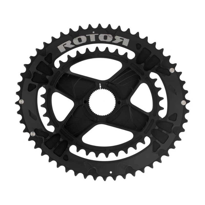 Platos Rotor Aldhu 3D+ QRings Spidering Aero Negro 52/36 - Image 2