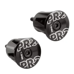 Shimano Tapones De Manillar PRO De Aluminio Negro