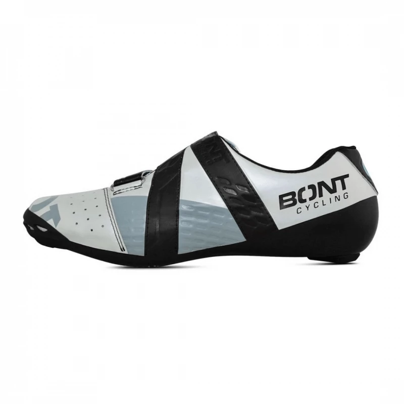 Zapatillas Bont RIOT+ BOA Carretera Blanco Perla Negro - Image 3