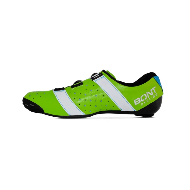Zapatillas Bont Vaypor + Kangaroo Leather Verde Azul - Image 3