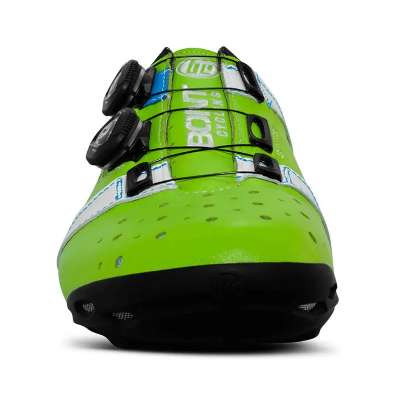 Zapatillas Bont Vaypor + Kangaroo Leather Verde Azul - Image 5