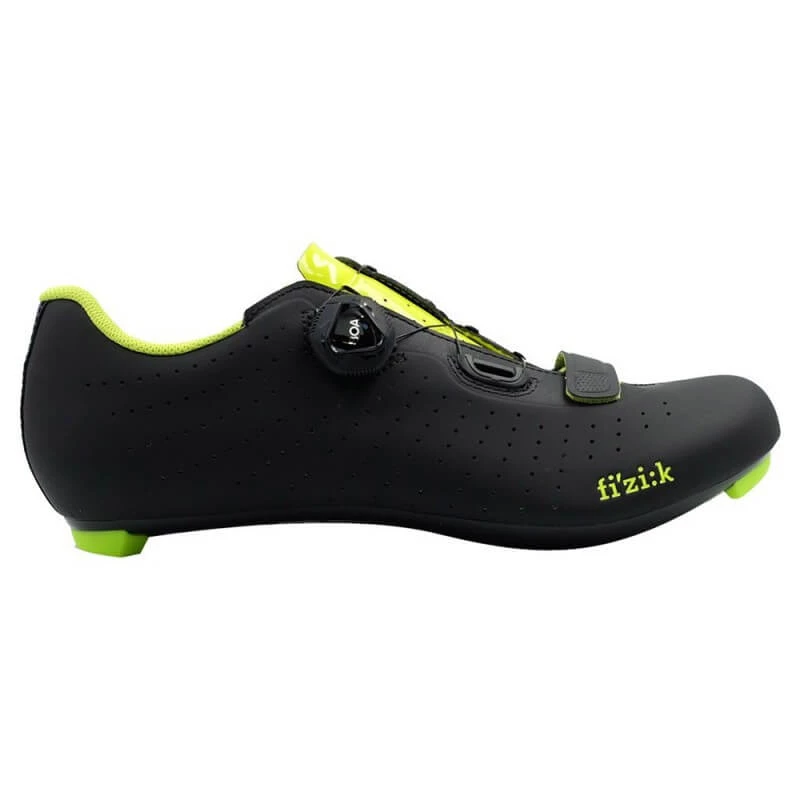 Zapatillas Fizik Tempo R5 Overcurve Negro Amarillo Fluor